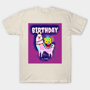 Birthday Llama T-Shirt